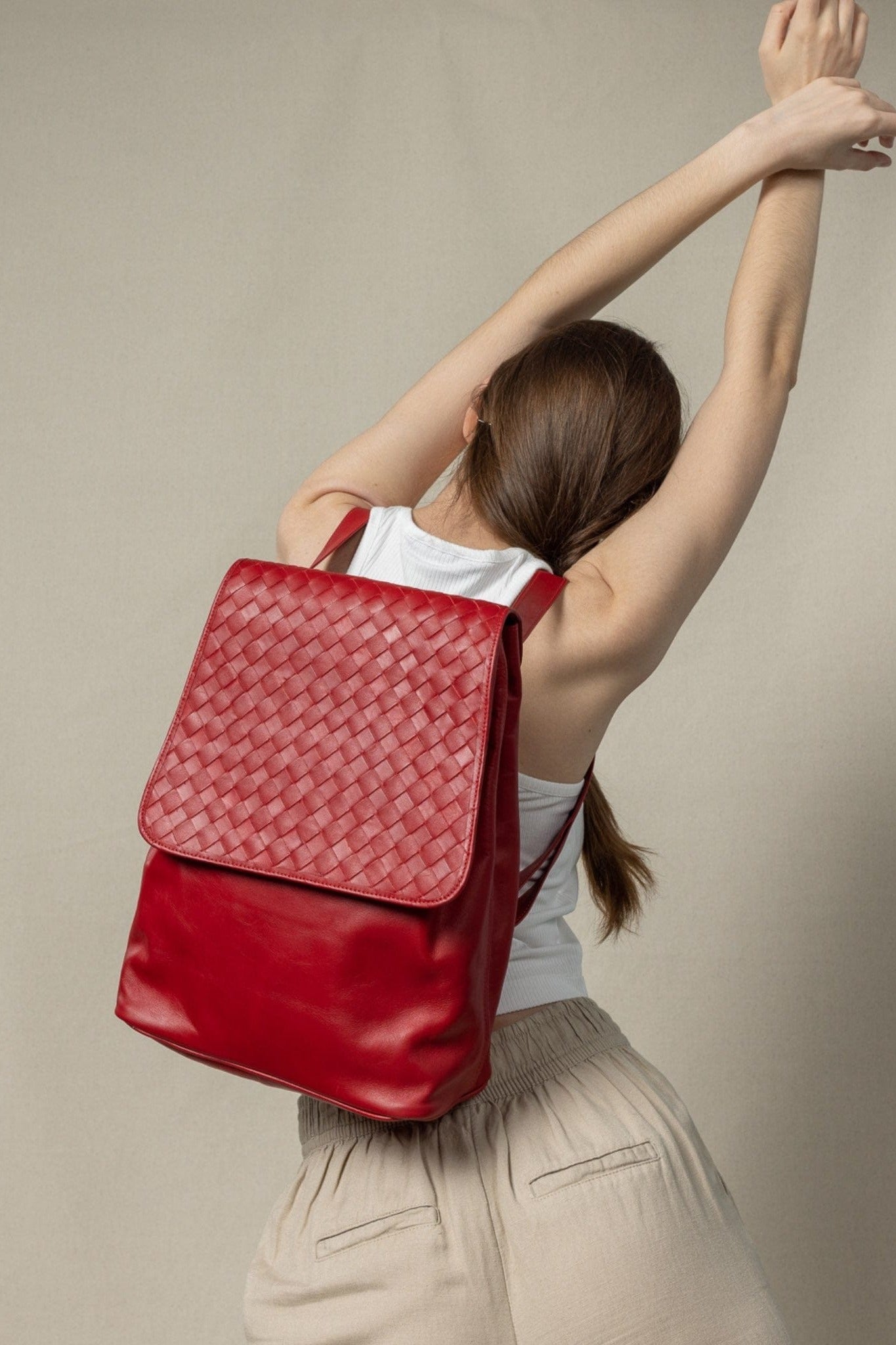 Woven Backpack