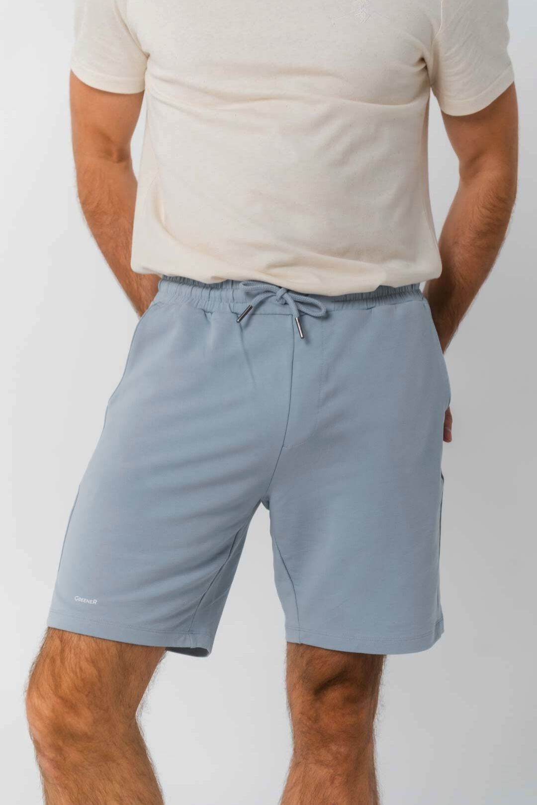 Pantalón corto Tencel - Azul Cielo