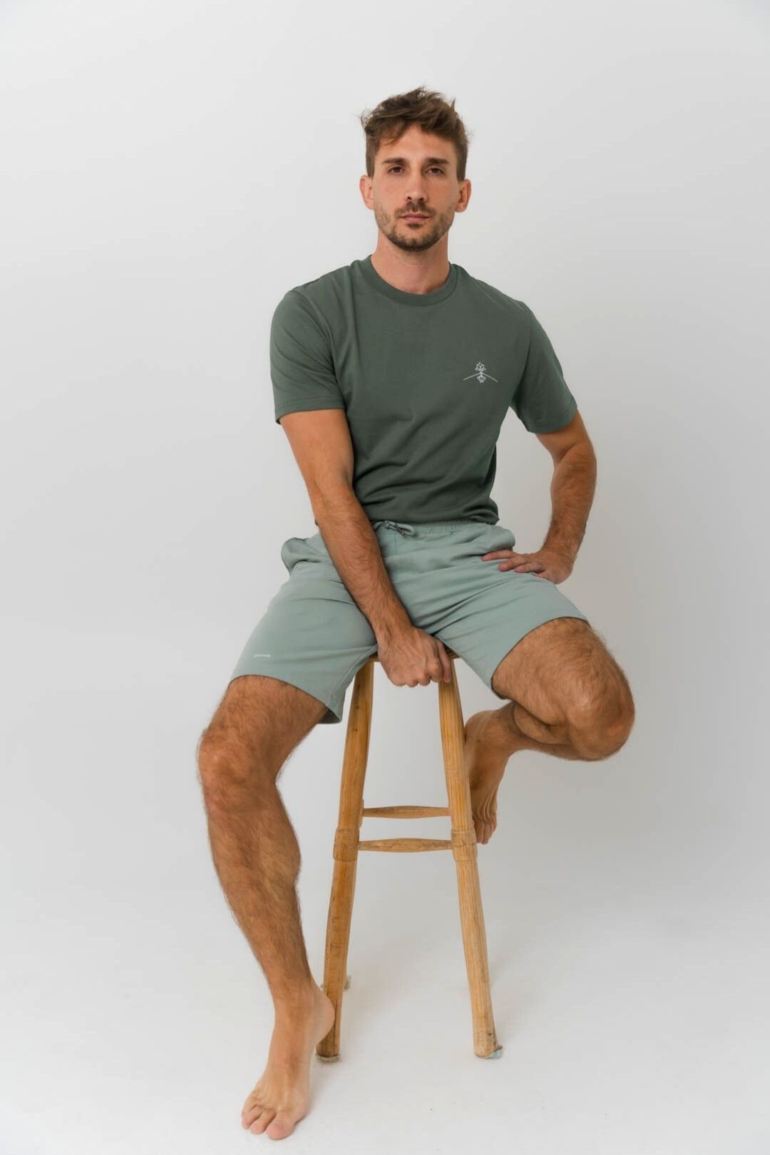 Pantalón corto Tencel - Verde Jade
