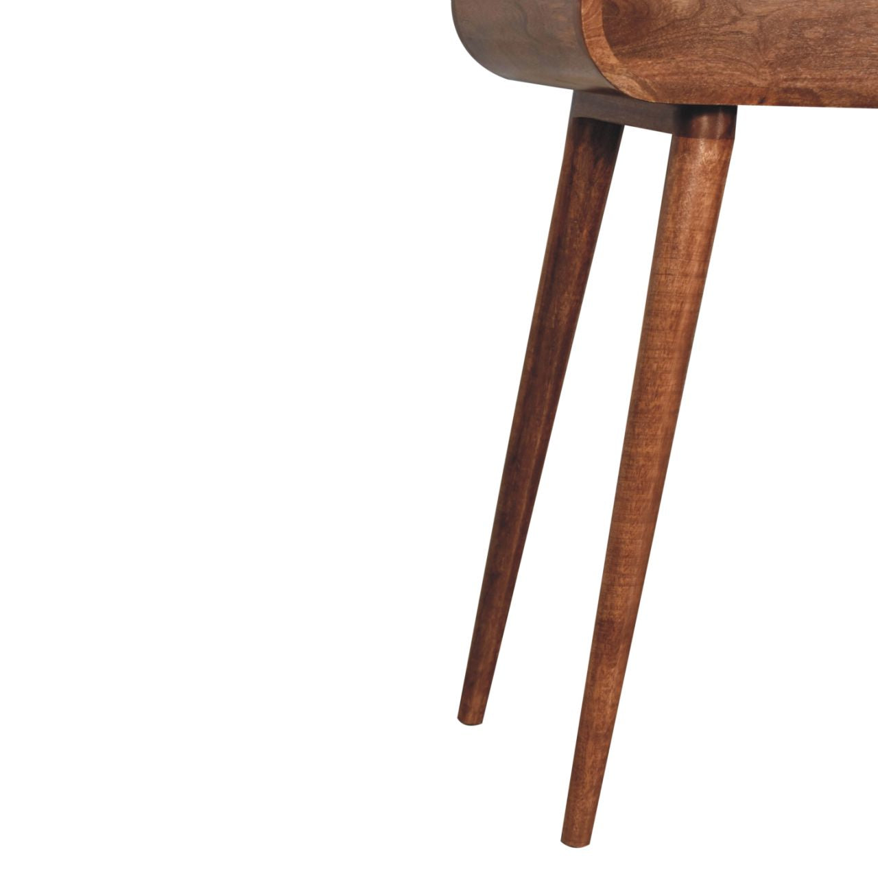 Solid Wood Mini Honey Caramel Dressing Table