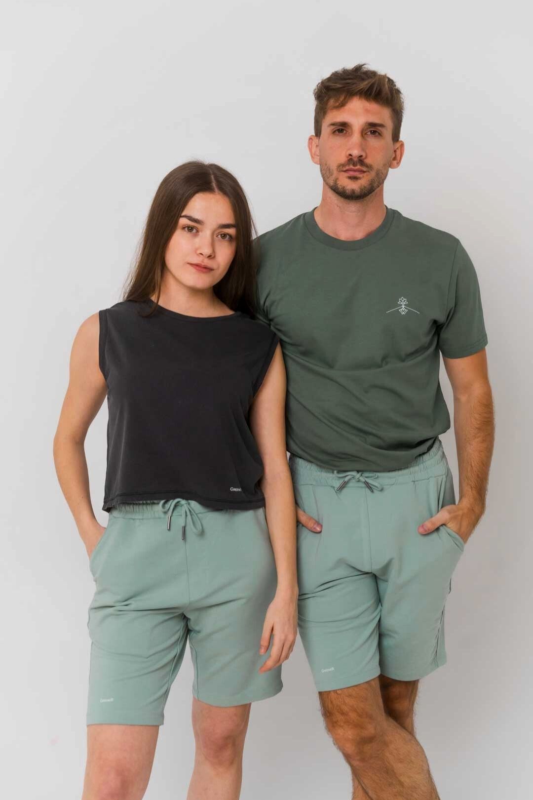 Pantalón corto Tencel - Verde Jade