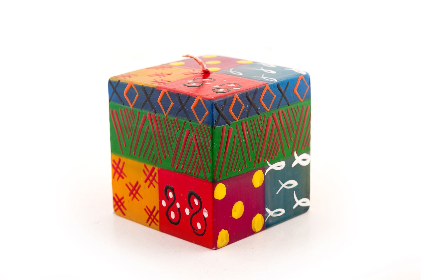 Multi Color Painted Candles
