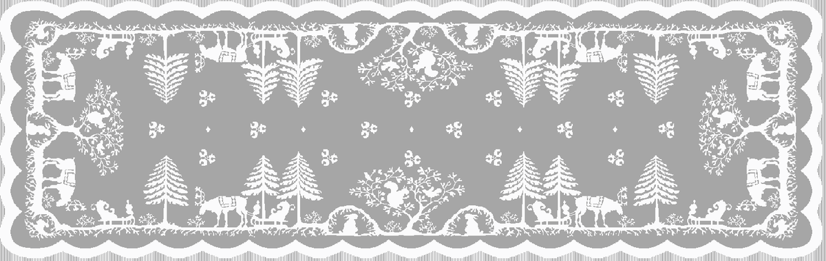 Prince of Scots Scottish Leno Gauze Mantle Scarf - Silver Lurex