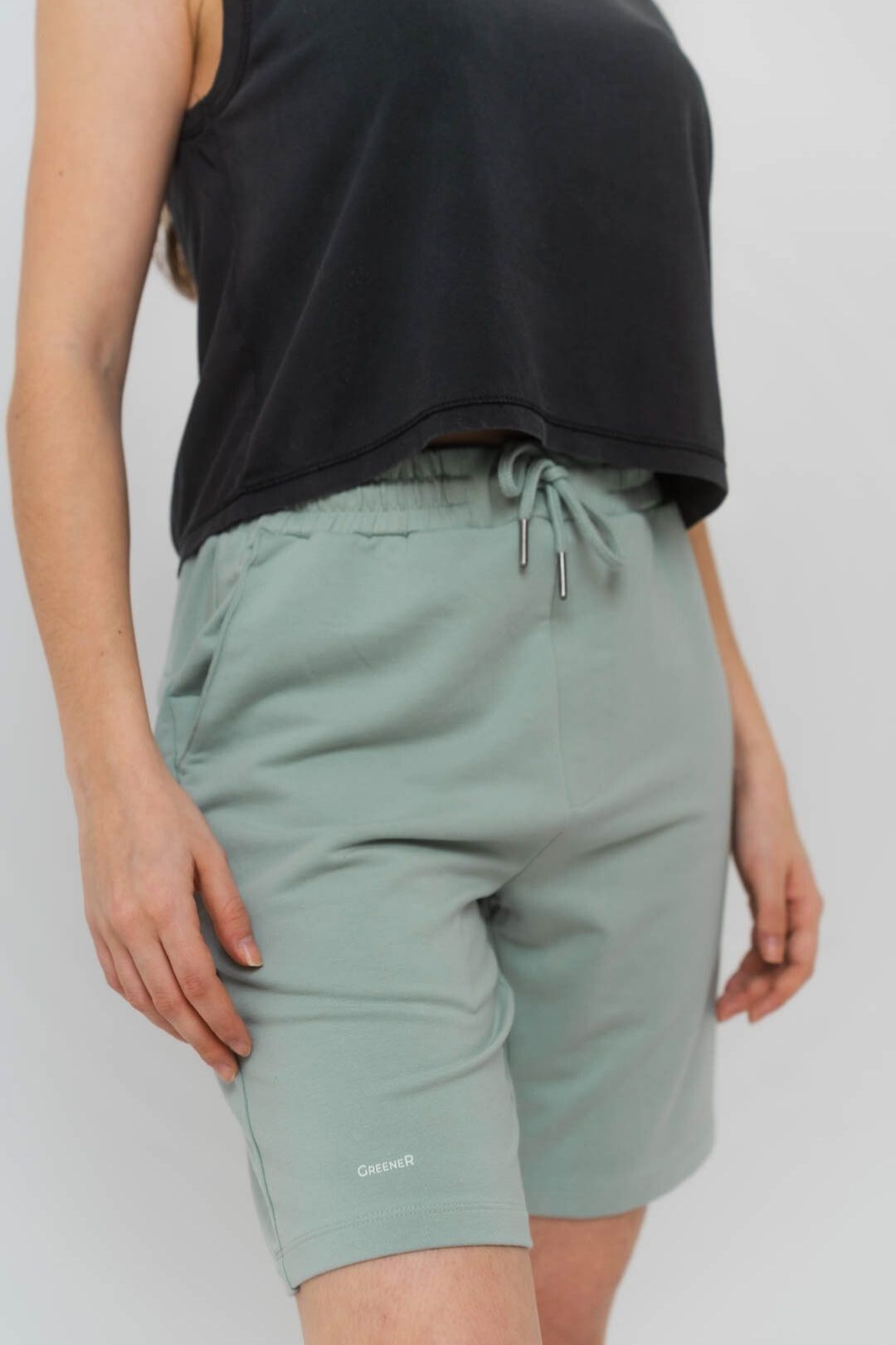 Pantalón corto Tencel - Verde Jade