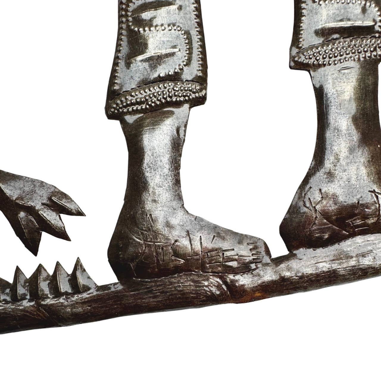 Farmer with Birds Metal Wall Art by Michee Remy 11" x 35"