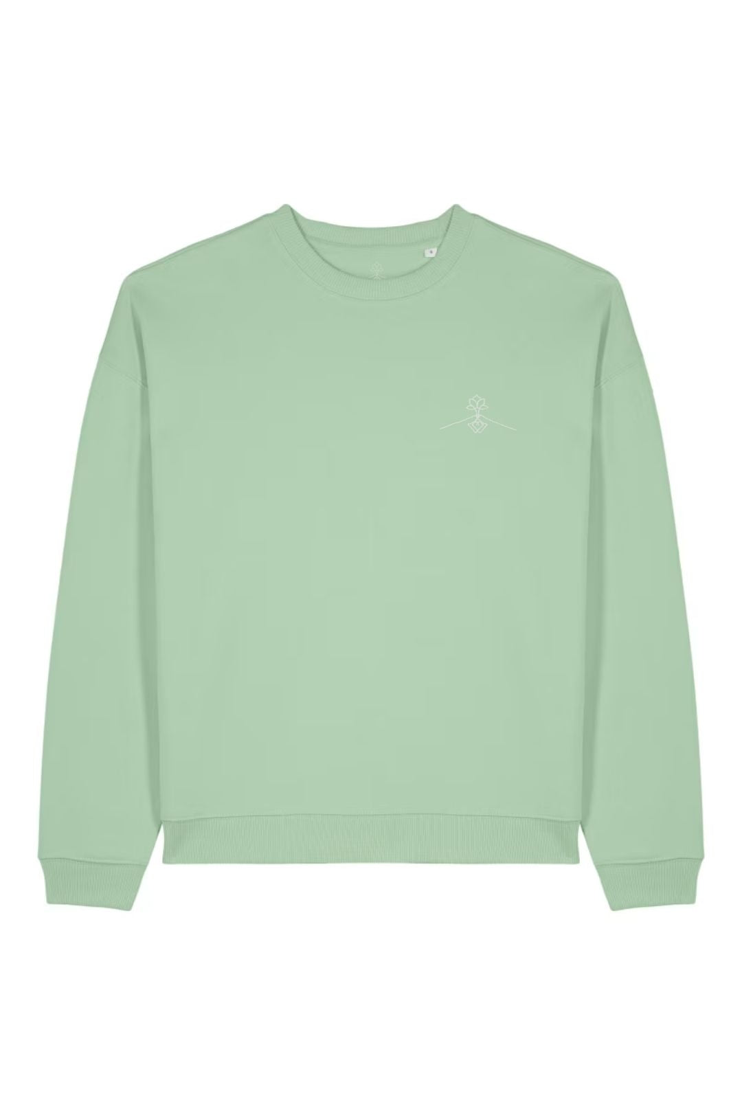 Sudadera algodón orgánico - Jade Profundo