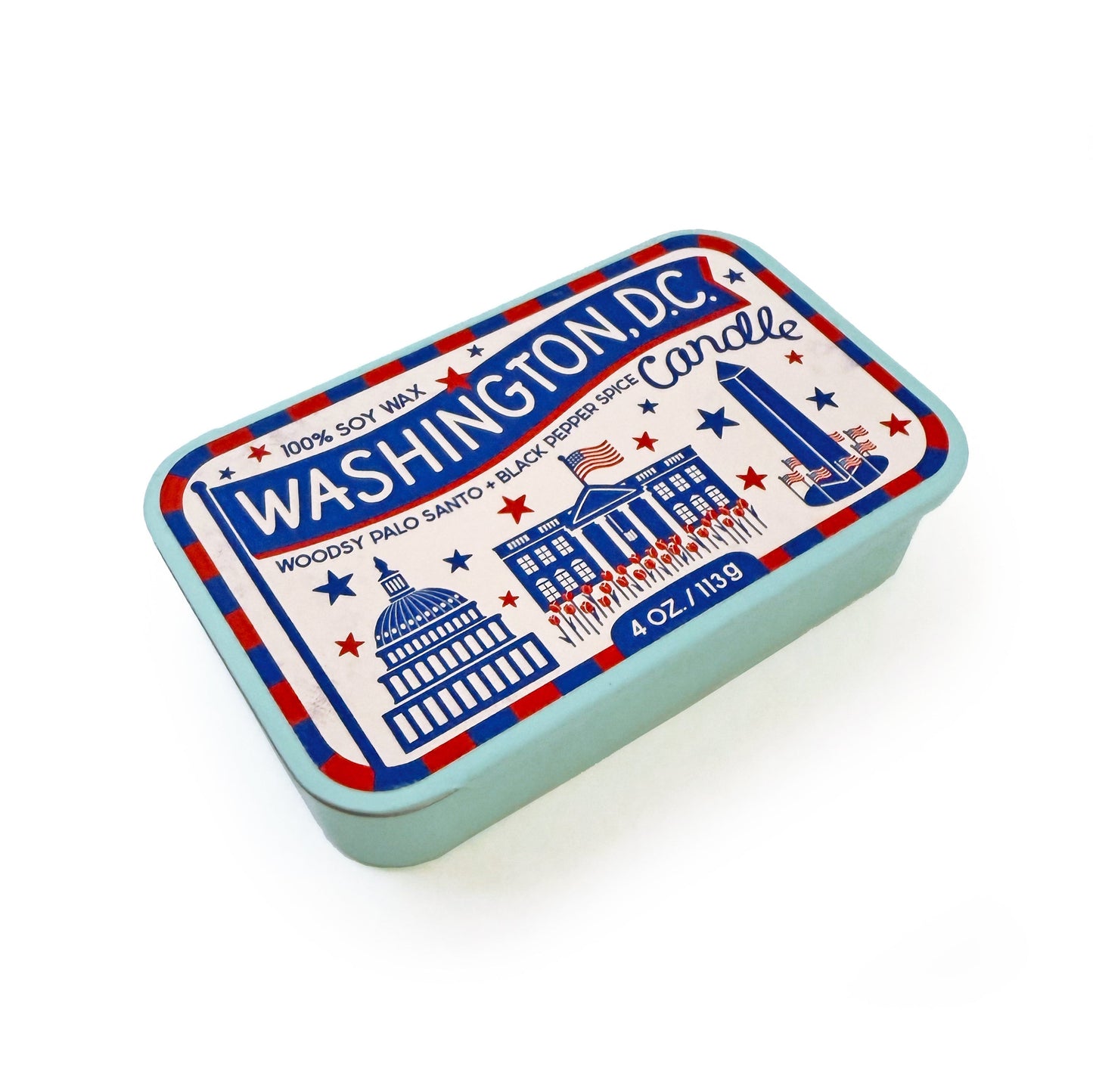 Washington DC Landmarks Candle & Tote Gift Set