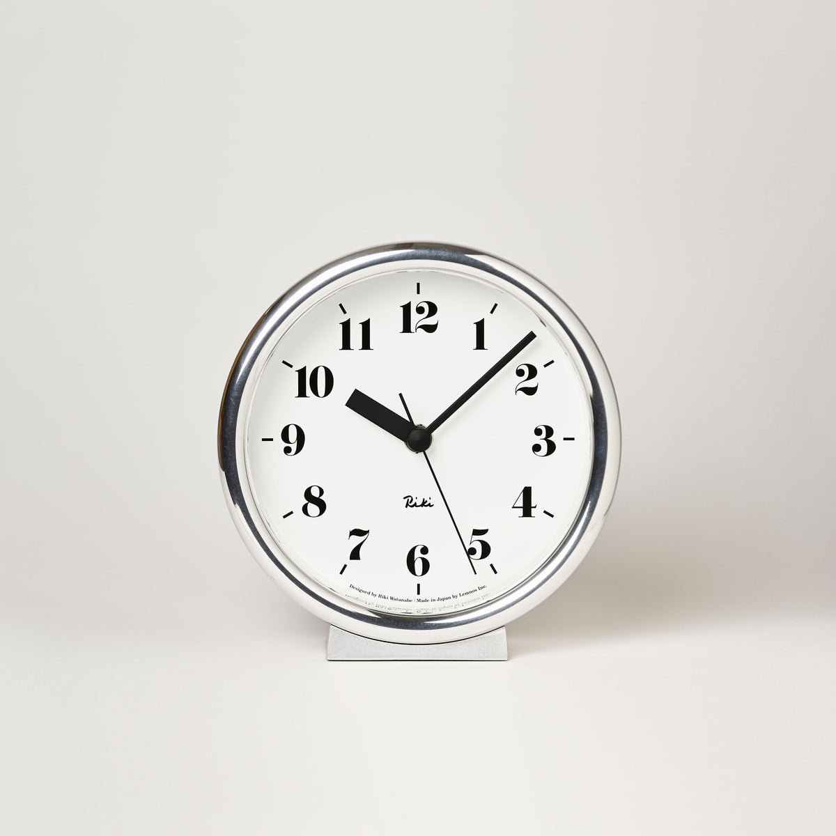 Lemnos Riki Aluminum Clock