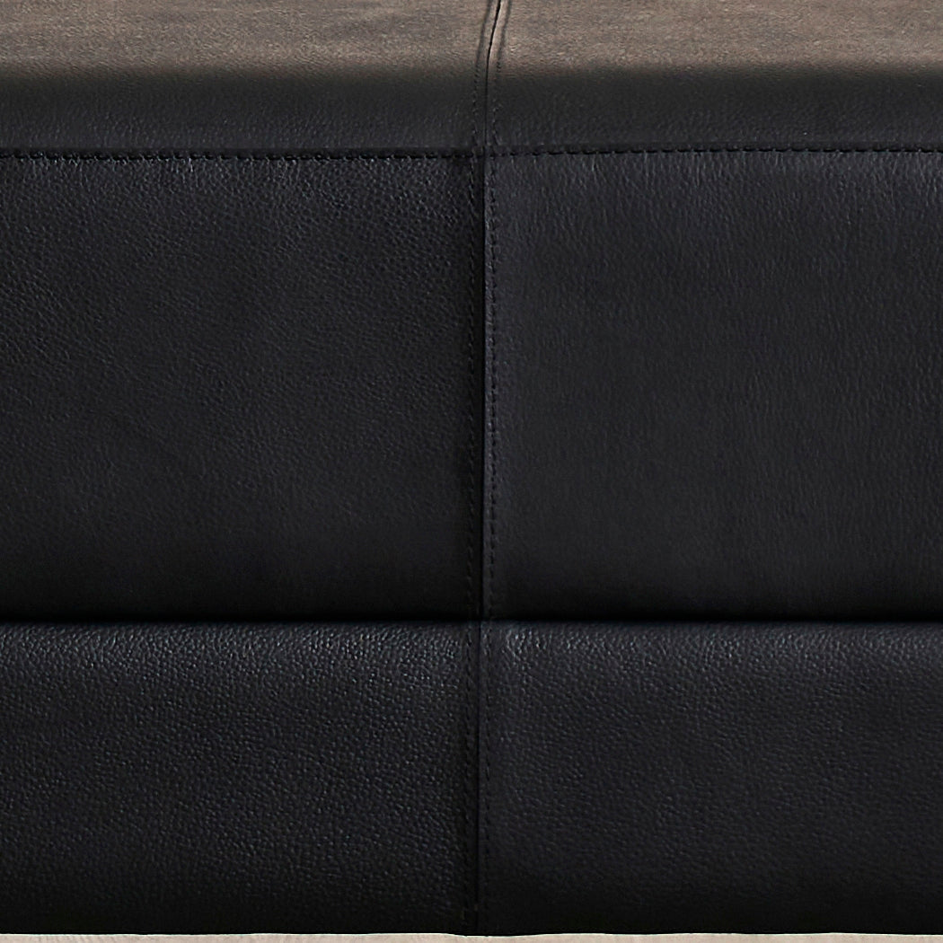 Berkeley Single Drawer Leather Side Table