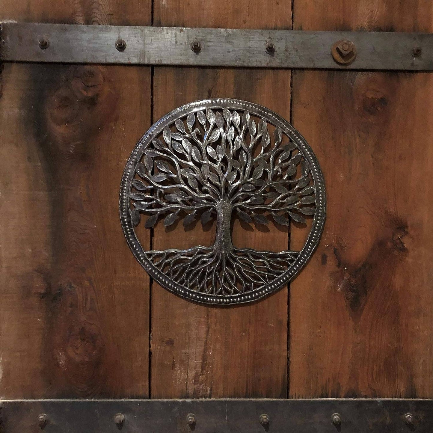 17" Tree of Life, Metal Wall Art, Fair Trade Project