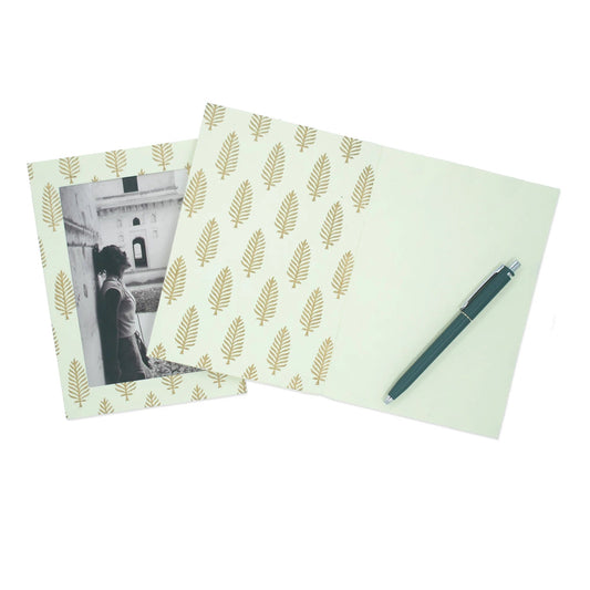 Photo Note Cards | Tree-Free Paper | Handmade | Fair Trade | GOLDEN LEAF