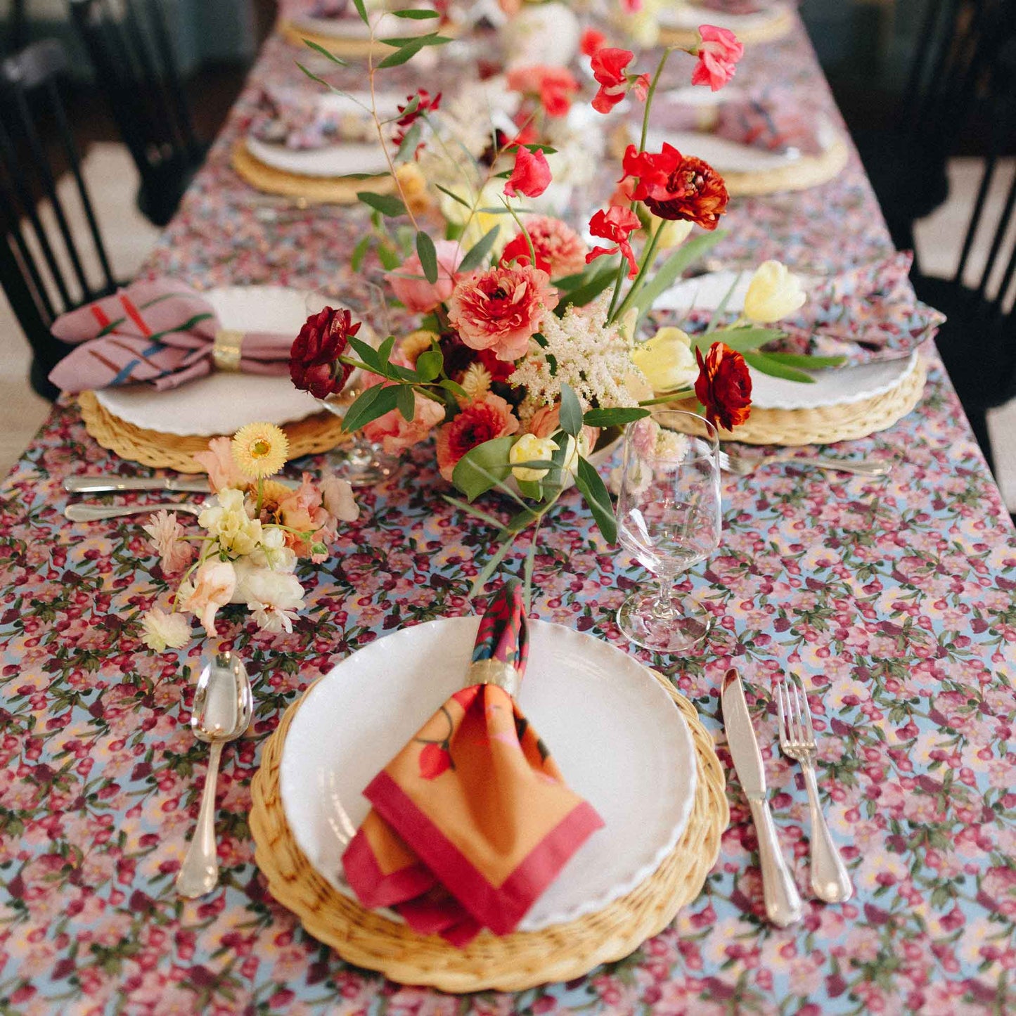 Tablecloth Romance is Dead Blue