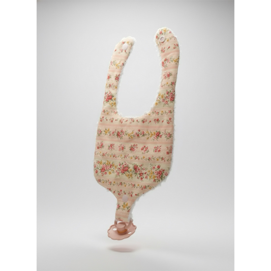 Soothe & Snap Pacifier Bib - Meadowlark Floral