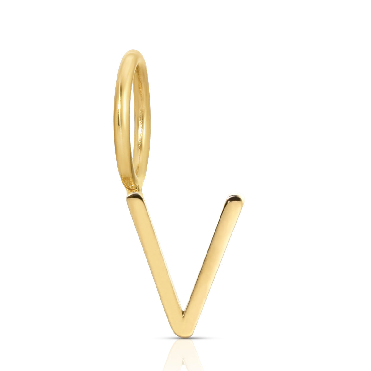 Gold Letter Charm