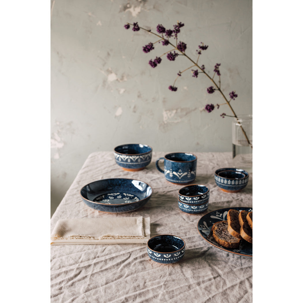 Set of 6 Nightbloom Serving Bowl 8 Inch