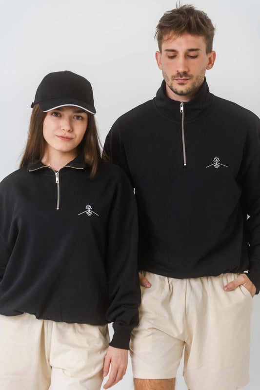 Sudadera 100% orgánica - Negro