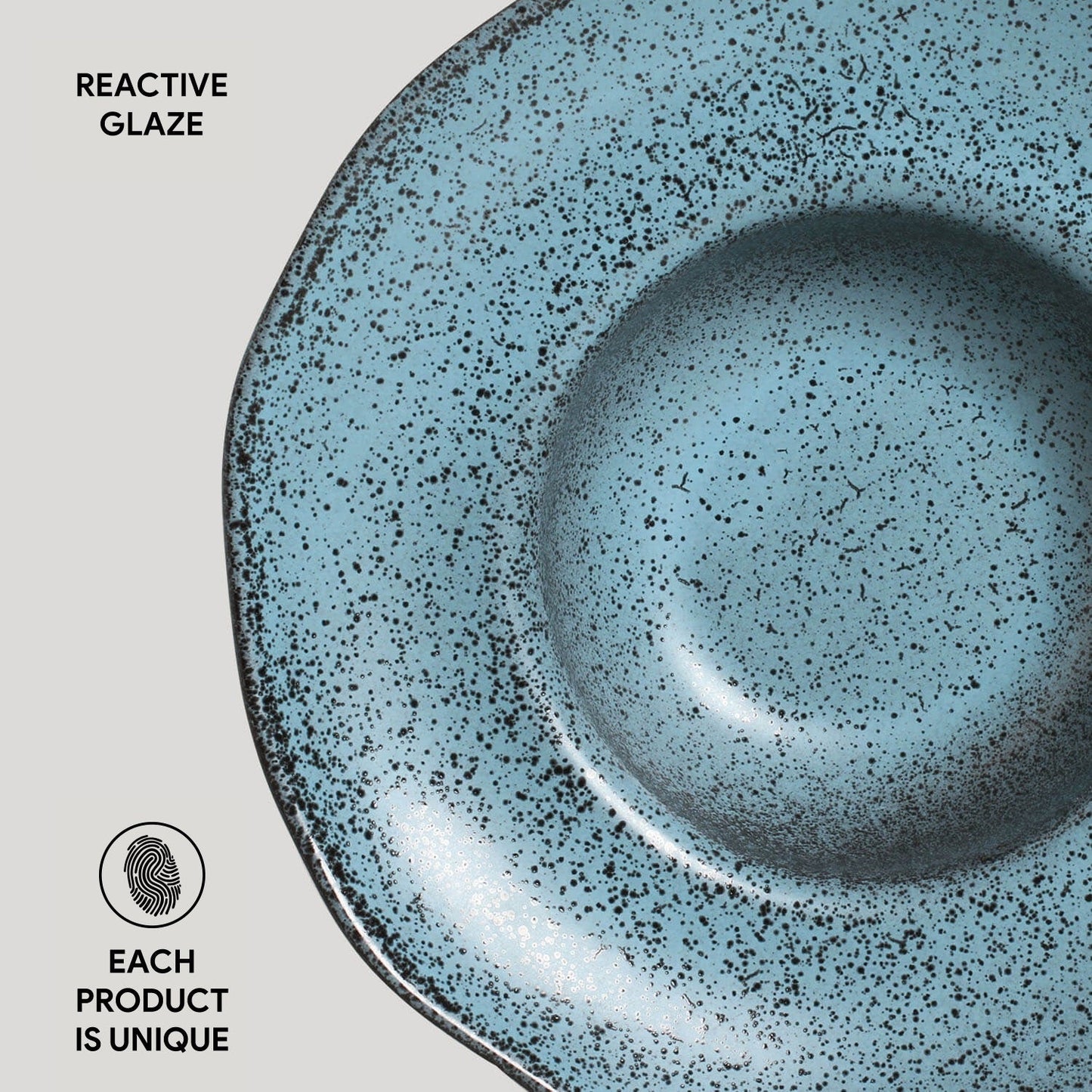Deep Rim Plate Set of 4