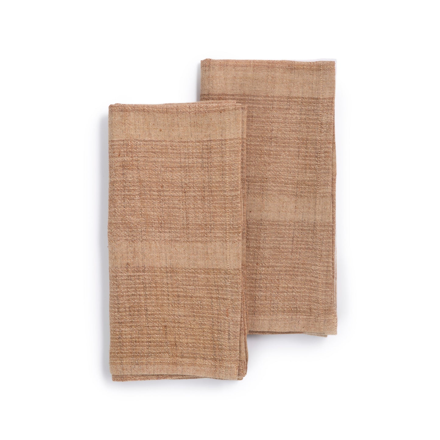 Handwoven Organic Cotton Napkins, Set of 2 | 20" × 20" | Fair Trade | Horizon