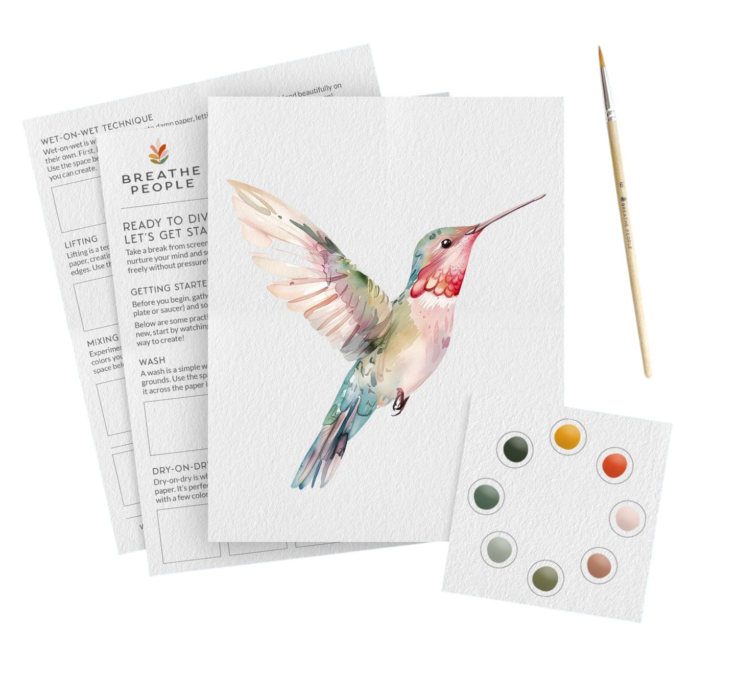 Hummingbird All-In-One Watercolor Kit