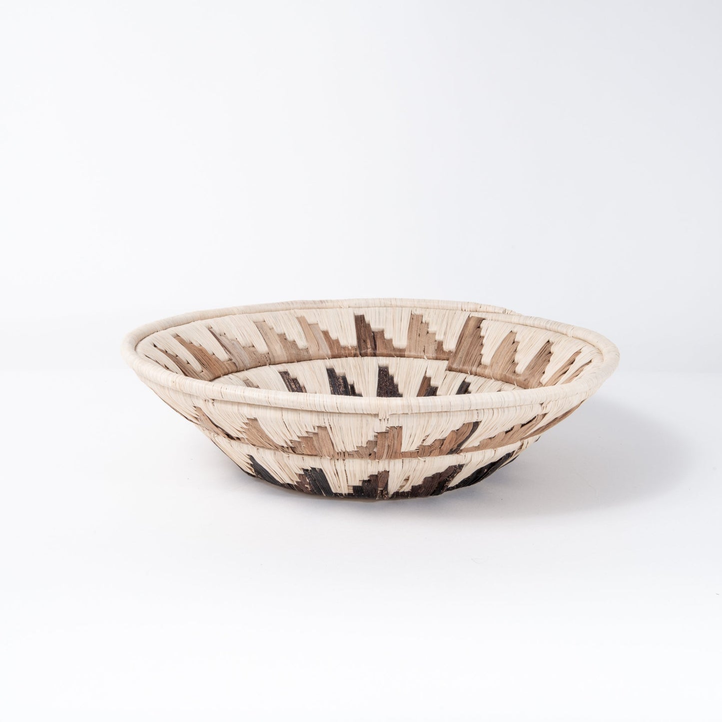 Mayan Sun Double Weave Basket ~ Banana Fiber