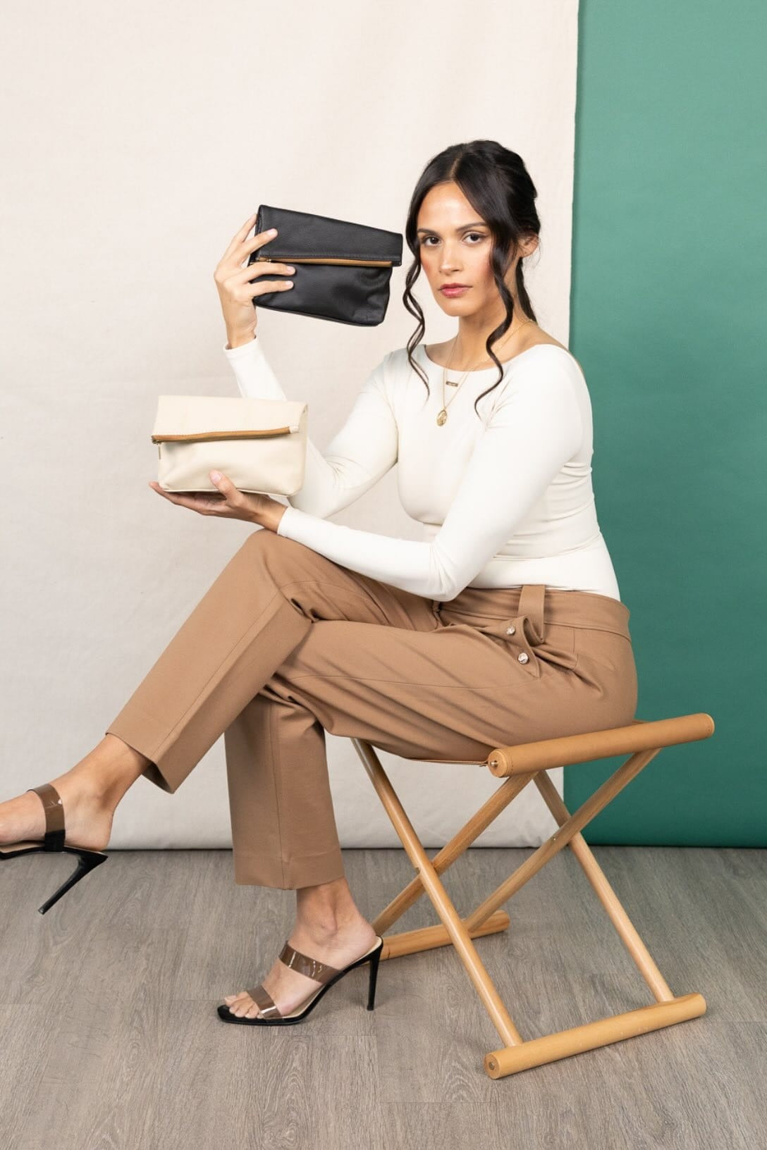 Asymmetric Makeup Bag