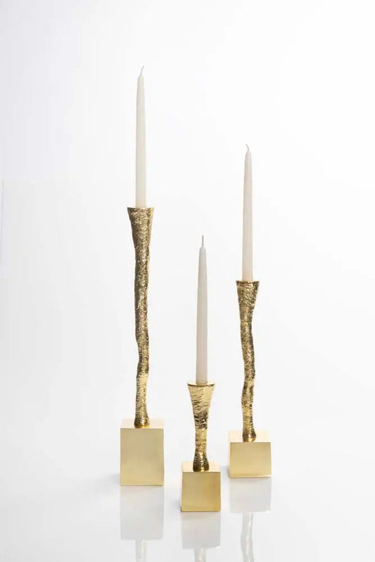 Nest Candle Holder Gold