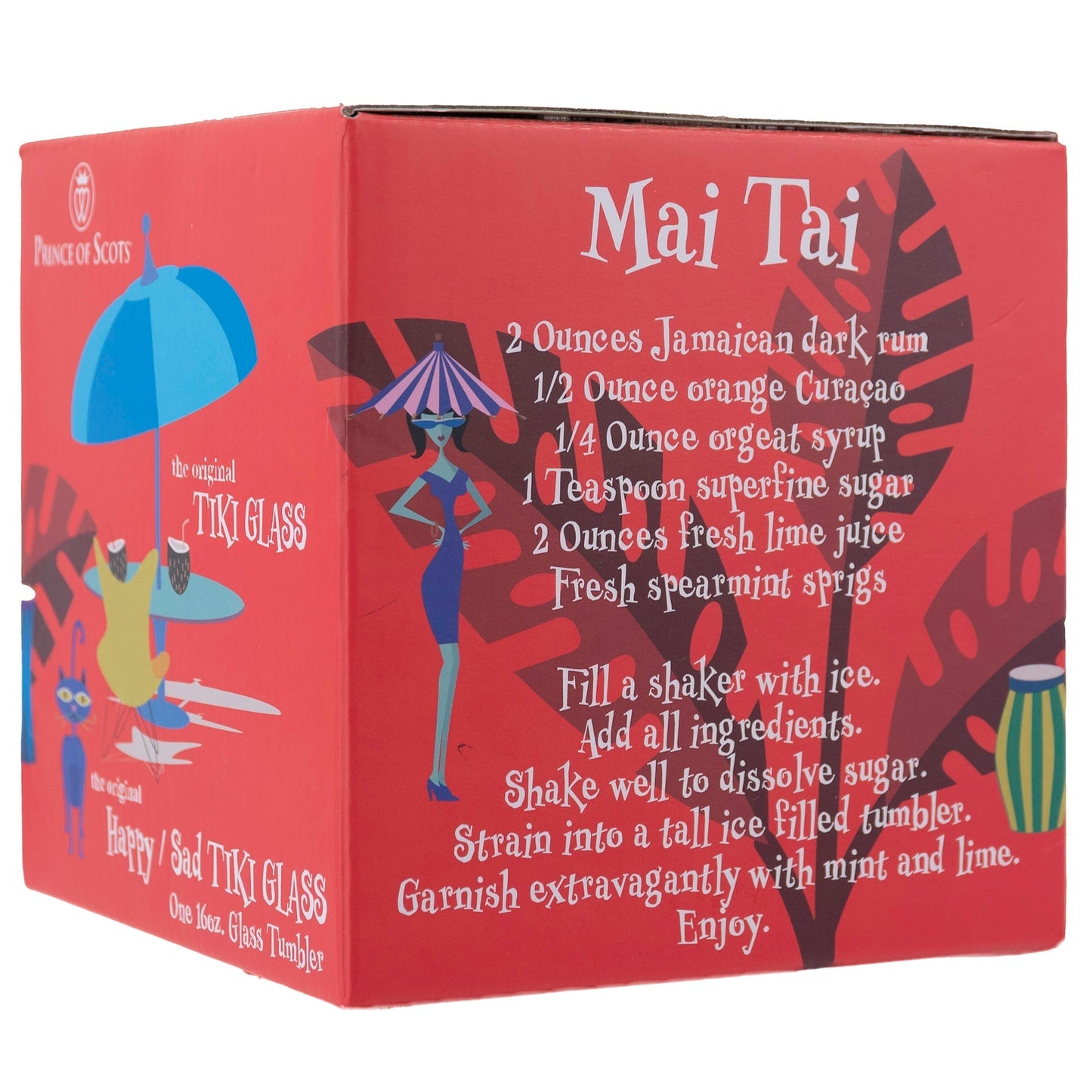 The Original Happy/Sad Tiki Glass Party in a Box