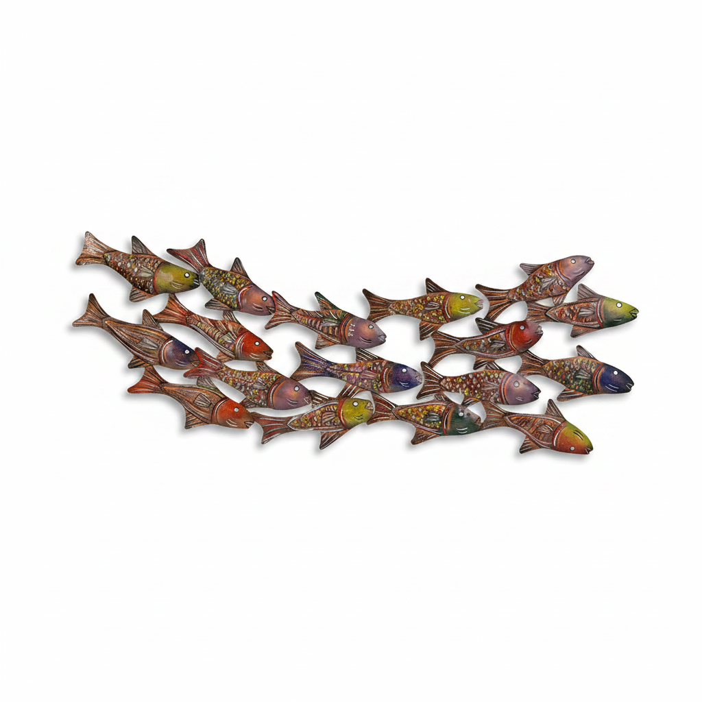 Painted Schooling Fish