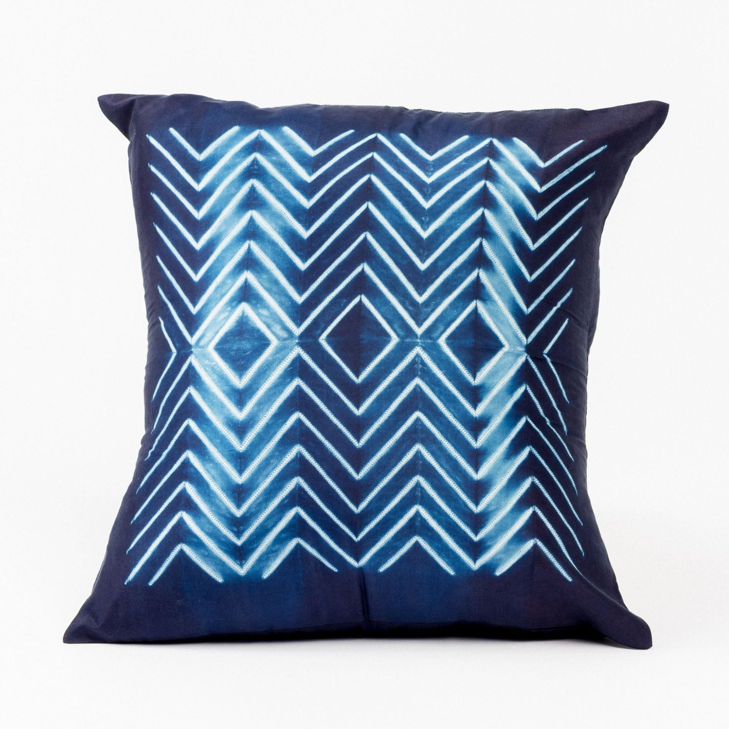 Naami Black Handcrafted Shibori Print Mulberry Silk Pillow