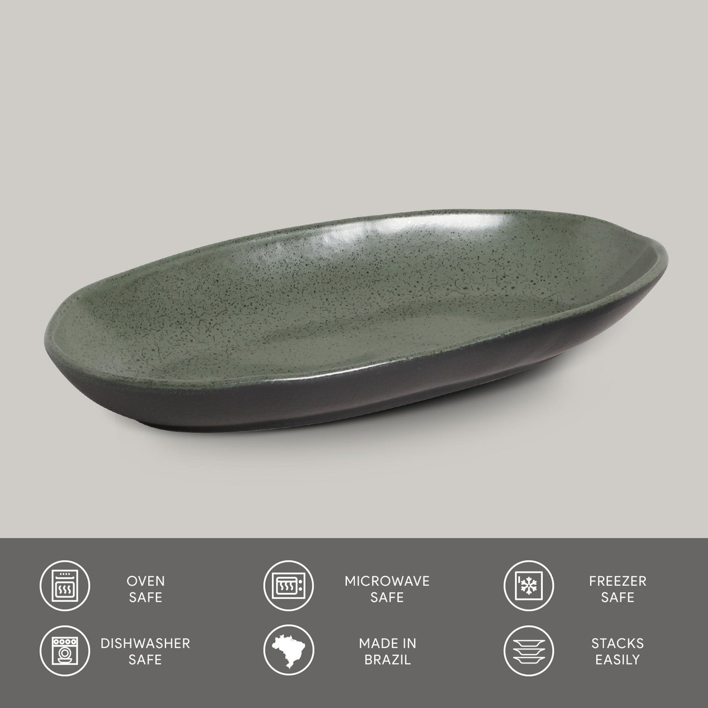 Deep Oval Platter Set of 4