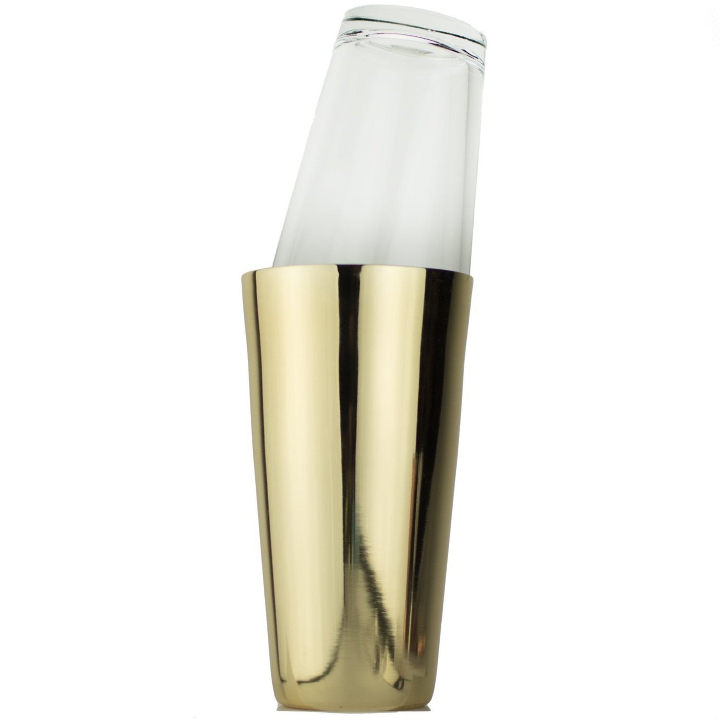 Prince of Scots Goldfinger 5 Piece Boston Style Cocktail Shaker Set