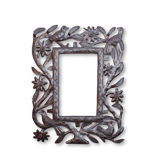 Haitian Metal Frame, Upcycled, Tree of Life, 11" x 14"