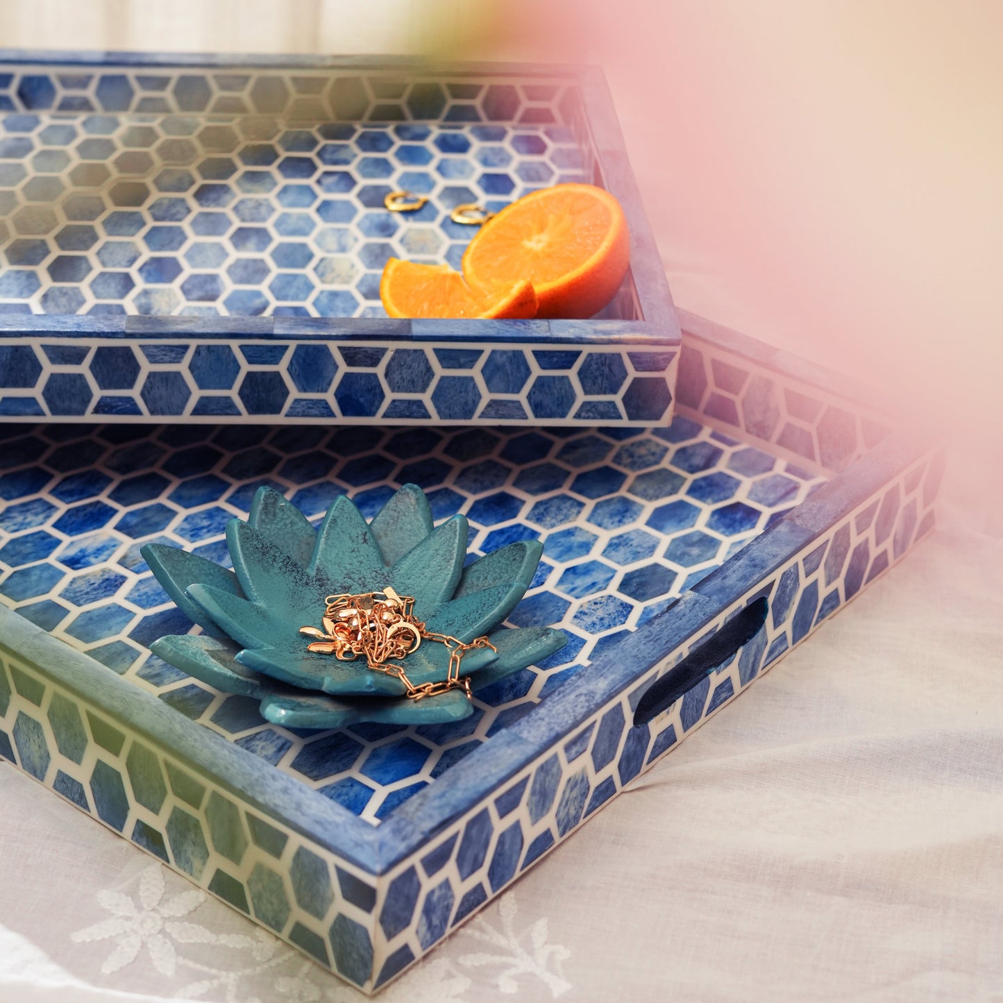 Gramercy Bone Inlay Trays