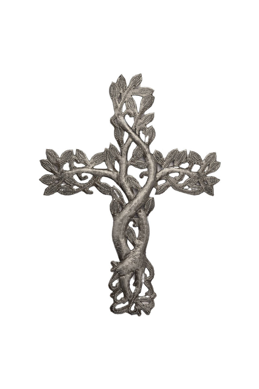 5.6" X 5.3" Wall Cross Religious Collection Gifts Handmade