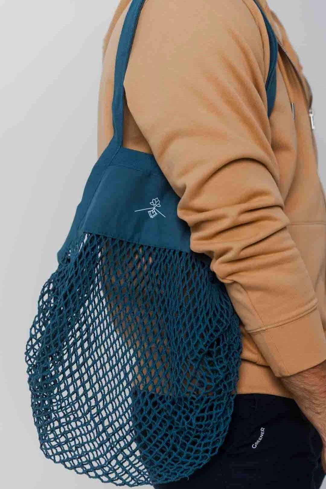 Bolsa red orgánica - Azul Royal