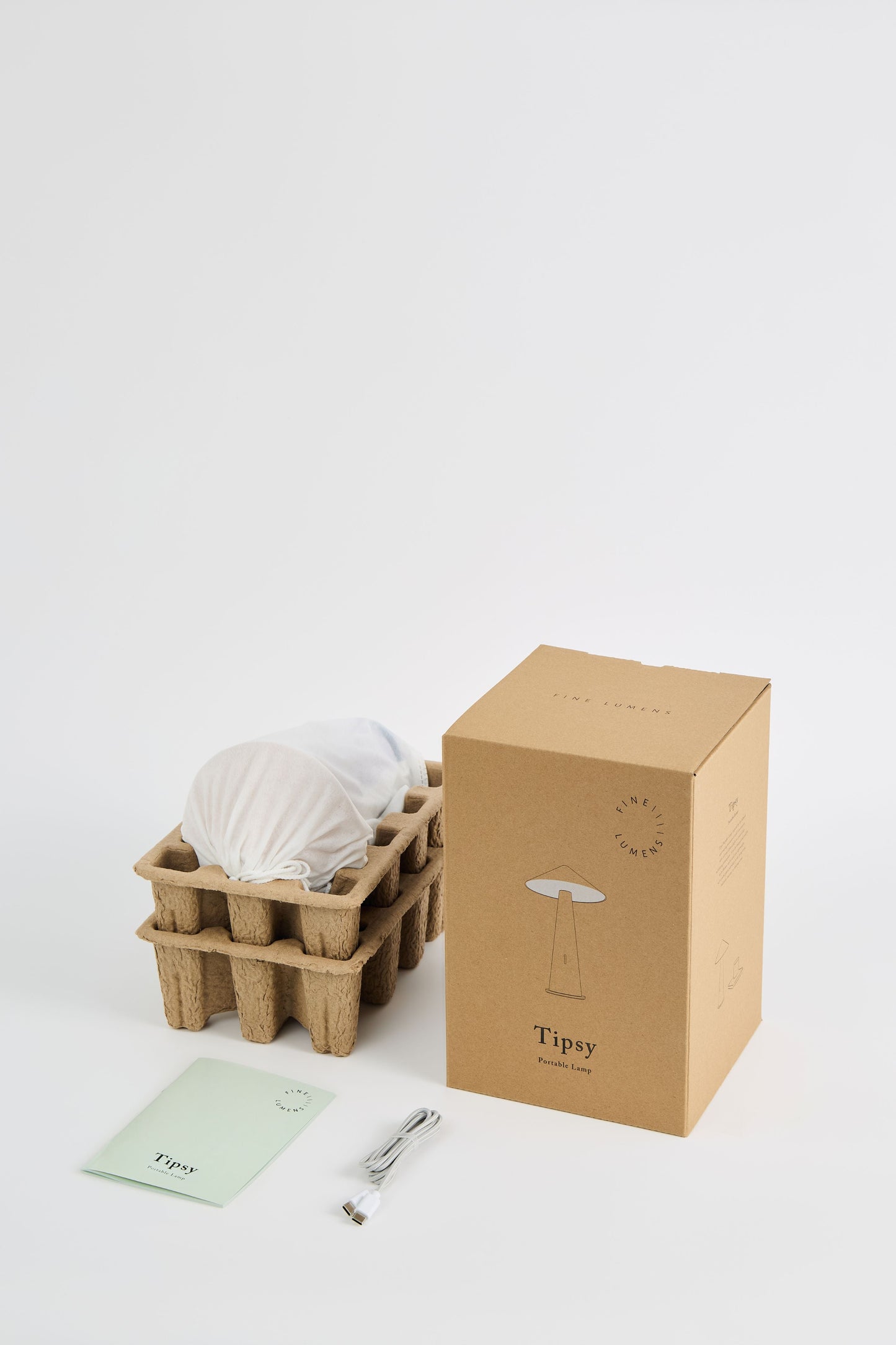 TIPSY Portable lamp - Rich black/Emerald Green