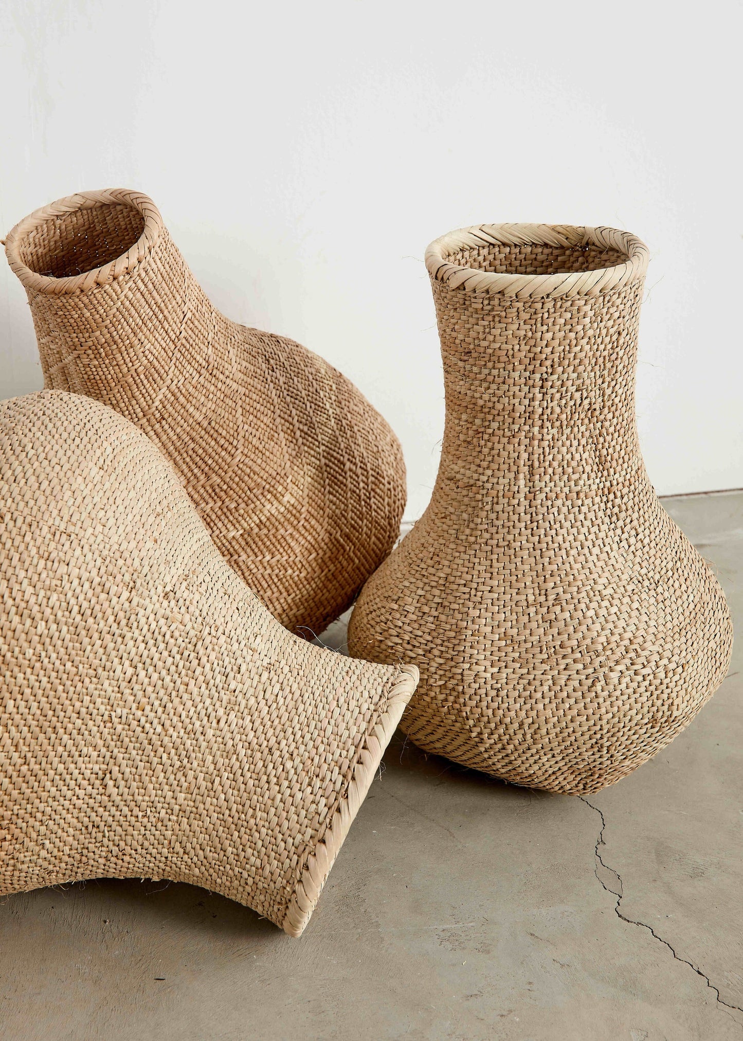 Giant Nongo Ilala Palm Weave Basket