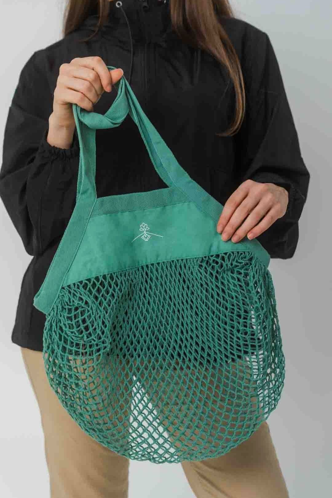 Bolsa red orgánica - Verde Vintage