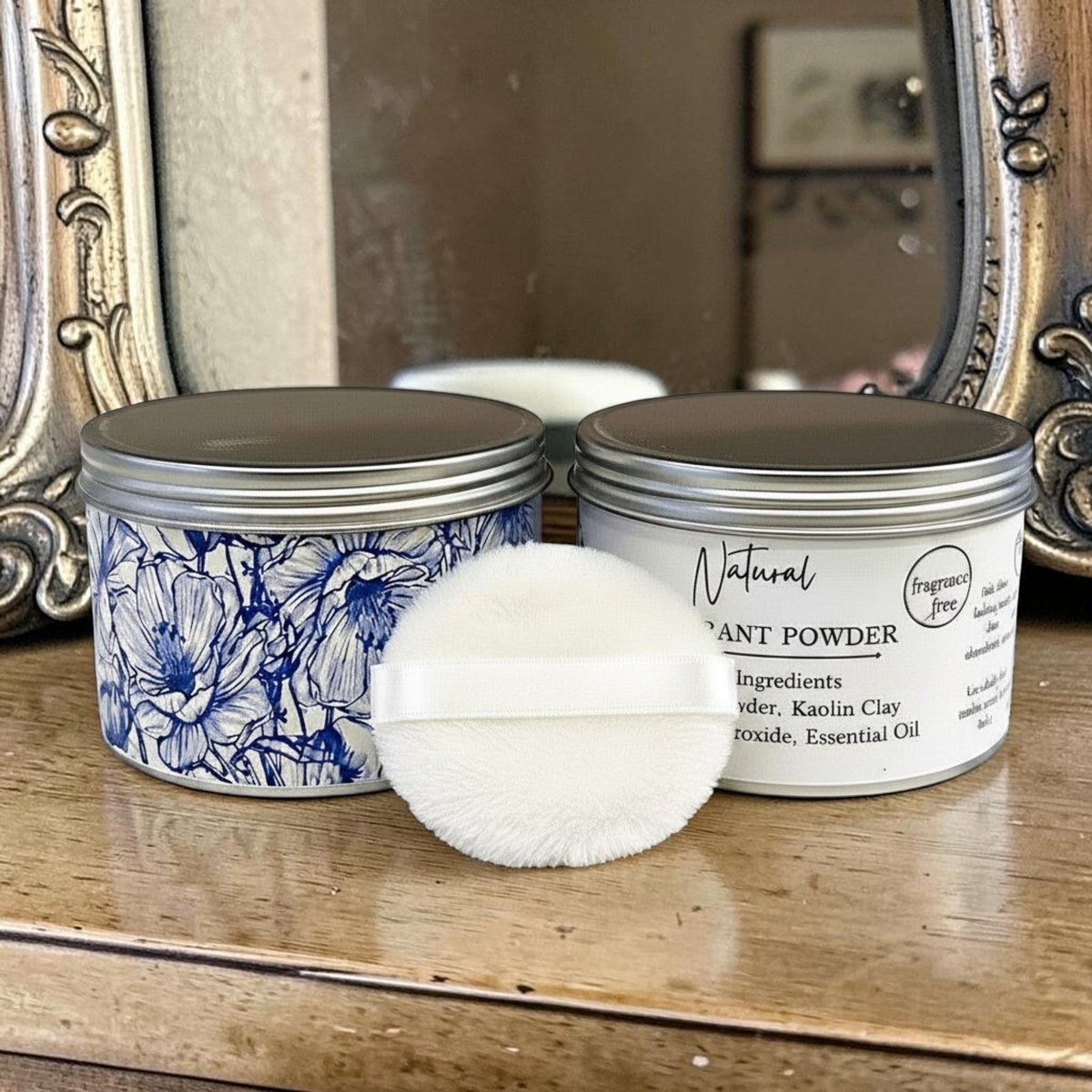 Natural Deodorant Powder Talc Free Aluminum Free