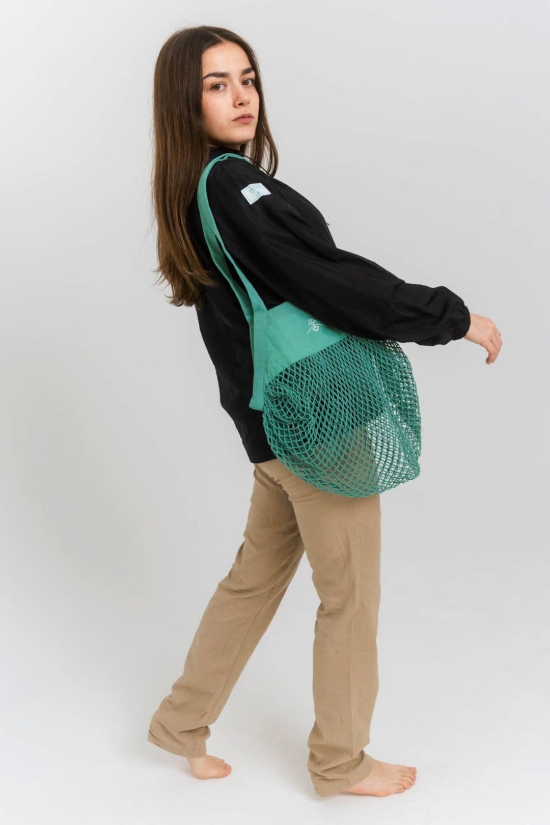Bolsa red orgánica - Verde Vintage