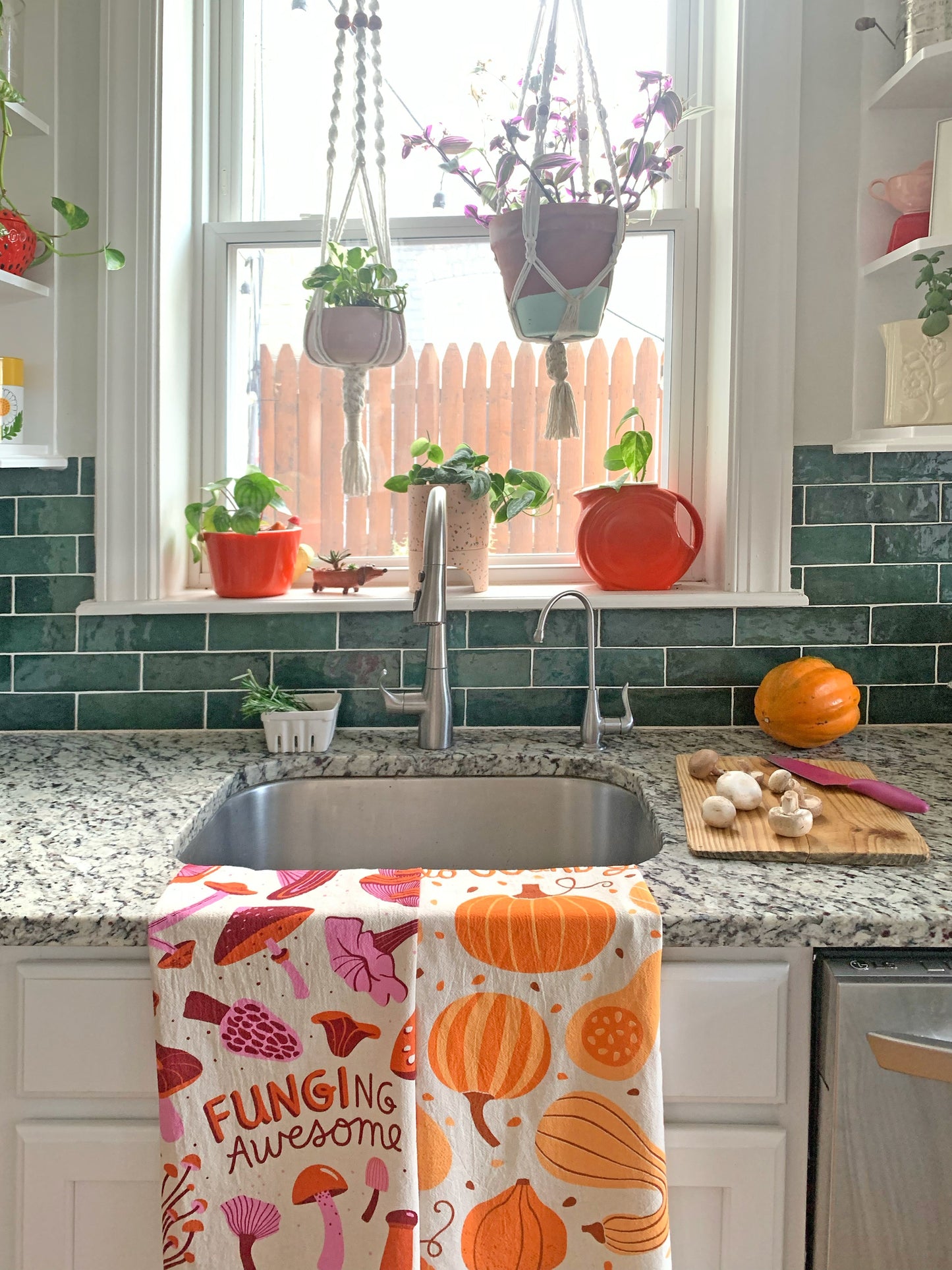 Mushroom Dish Towel
