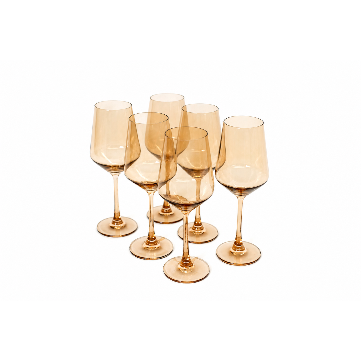 Brown Sugar - Colored Wine Glass