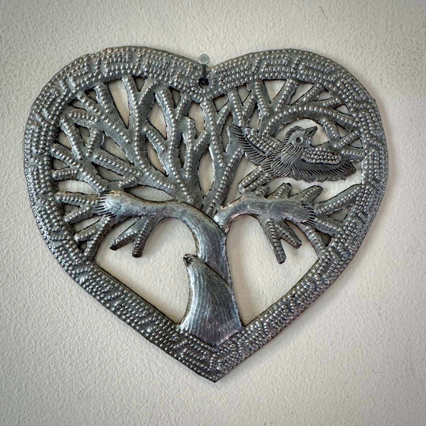Tiny Tree Ornament – Handmade in Haiti | Heart-Shaped Tree