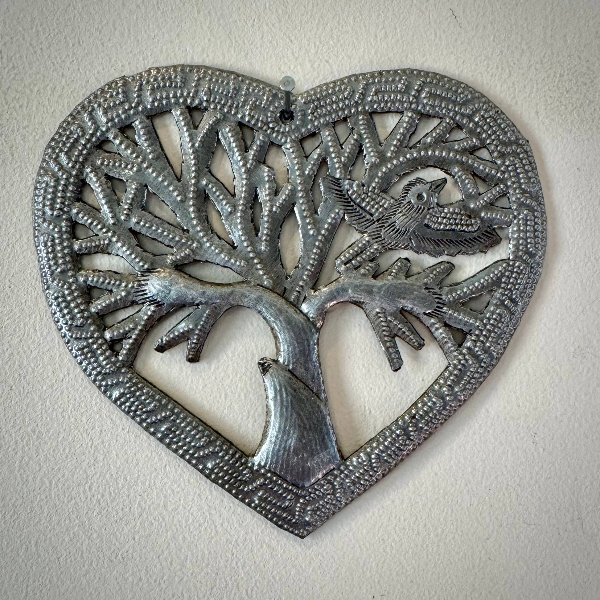 Tiny Tree Ornament – Handmade in Haiti | Heart-Shaped Tree