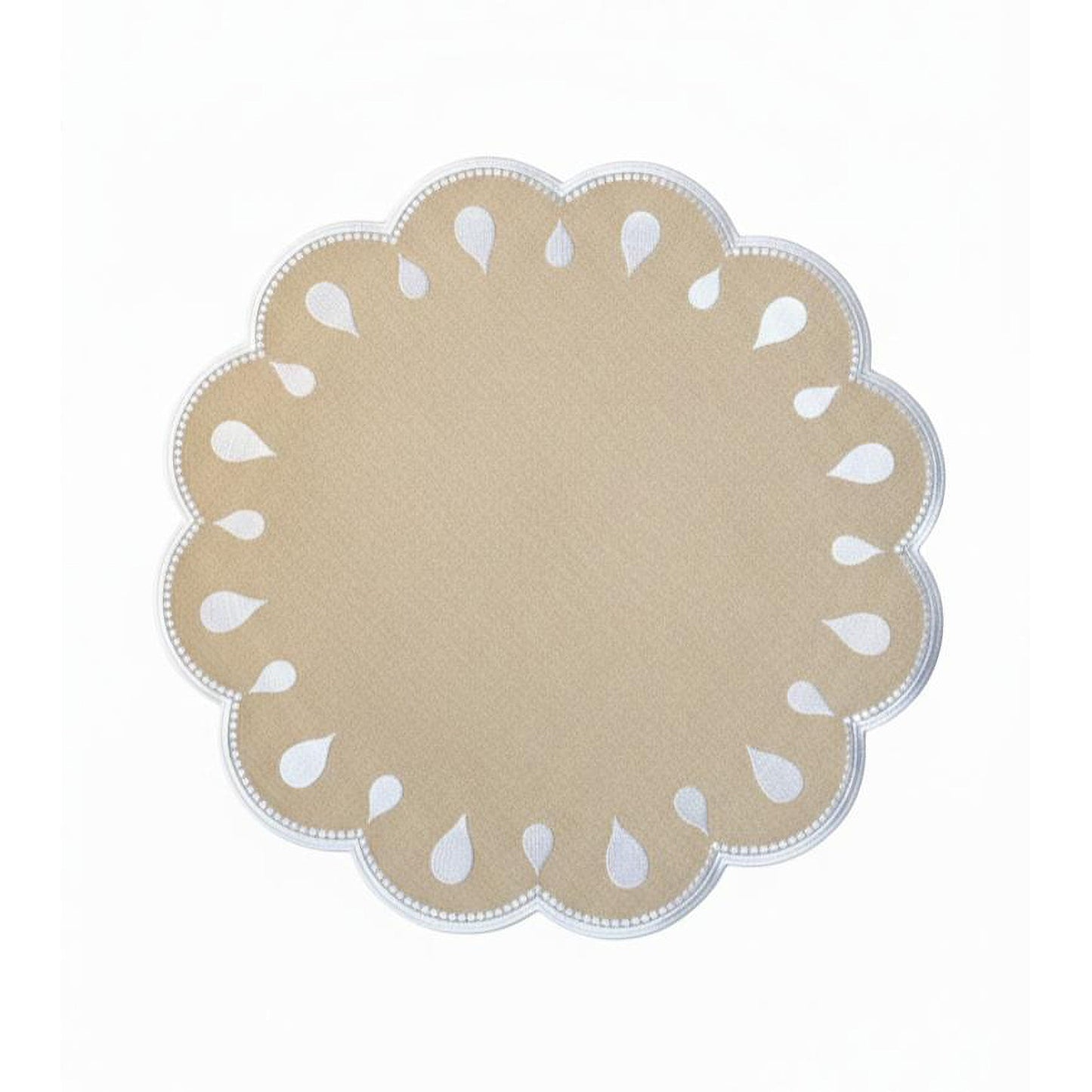 Ivory Petal Spill Proof Placemat