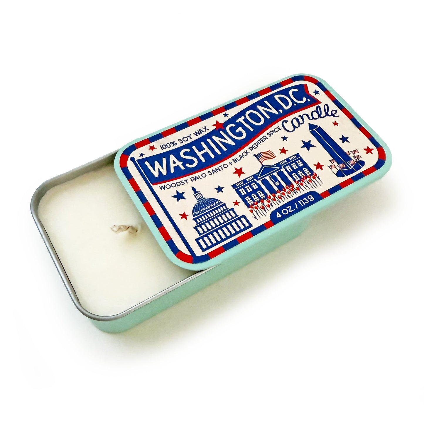 Washington DC Landmarks Candle & Tote Gift Set