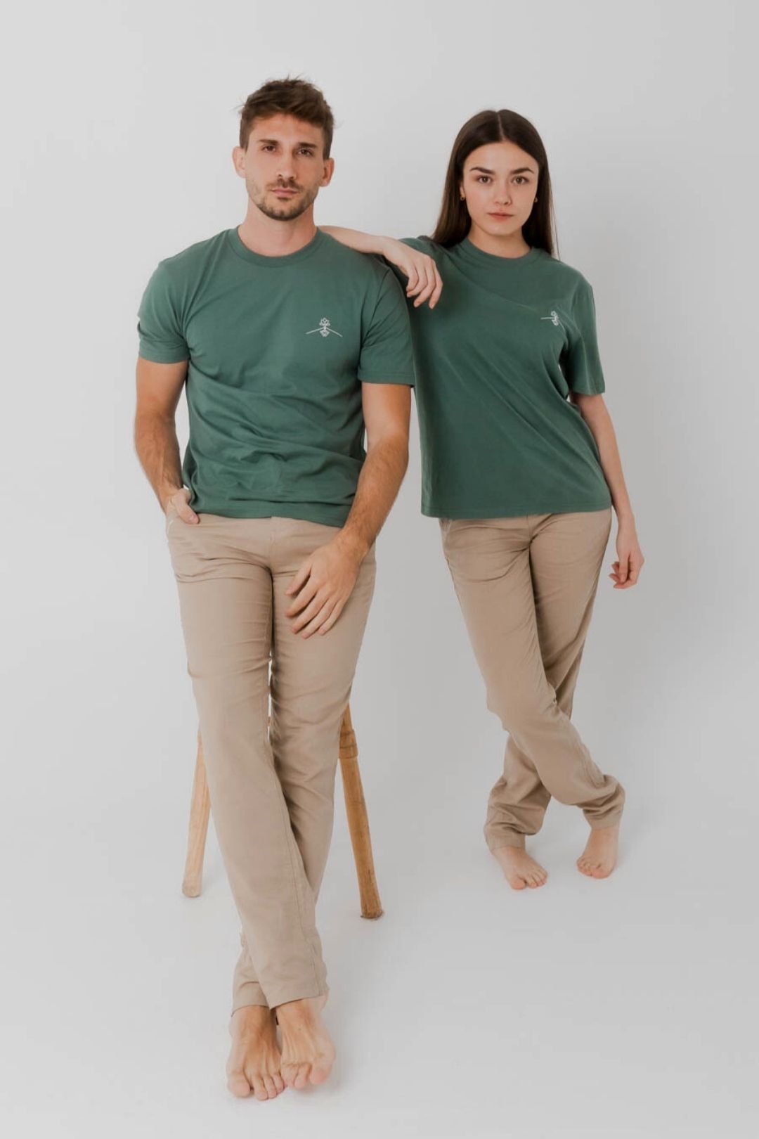 Pantalón lino - Arena