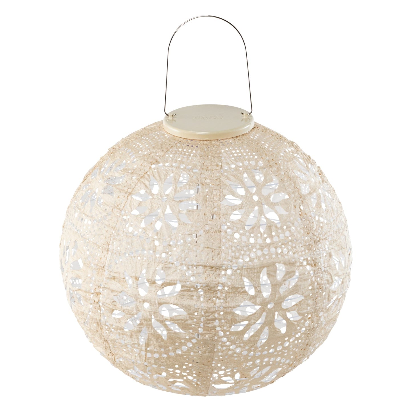 Stella Luxe Globe Boho Pearl 12" LED Lantern (Battery Powered)