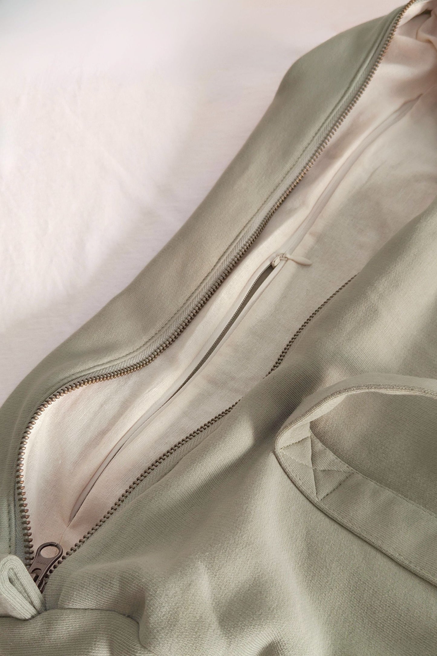 Bolsa de viaje sostenible - Verde Almendra