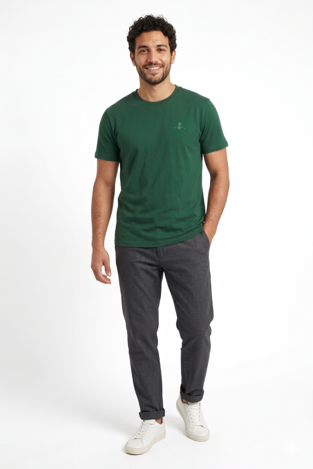 Camiseta orgánica - Verde Mineral